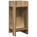 vidaXL Bočné stolíky 2 ks s policou dub artisan 25,5x27x60 cm