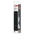 GoSmart predlžovací kábel 2 m / 4 zásuvky / s vyp. / s USB / biely-čierny / PVC / 1,5 mm2