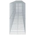 vidaXL Gabiónový kôš s krytom 950x100x200 cm pozinkované železo