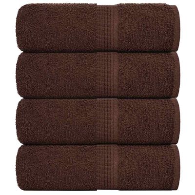 vidaXL Uteráky pre hostí FROGN 4 ks hnedé 30x50 cm 360 g/m²
