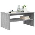 vidaXL Konferenčný stolík Sivý Sonoma 80 x 50 x 40 cm Kompozitné drevo