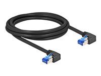 RJ45 sieťový kábel Cat.6A S/FTP pravouhl