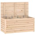 vidaXL Záhradný box 101x50,5x46,5 cm masívna borovica