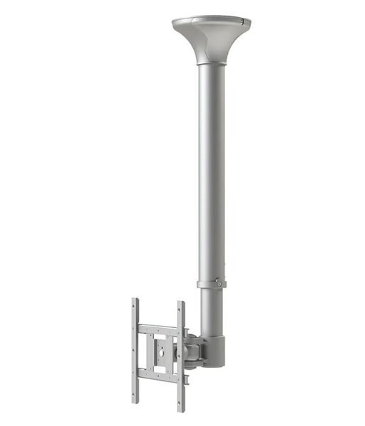 Neomounts  FPMA-C200 / Flat Screen Ceiling Mount (Height: 64-104 cm) / Silver Držák, VESA, stropní, pro monitor, úhloprícka 10"-40", náklon 180°, otácení 180°, rotace 360°, nosnost 20kg, stríbrný