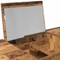 vidaXL Kozmetický stôl so zásuvkou Staré drevo 100 x 45 x 76 cm