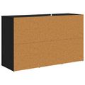 vidaXL Servírovacia skriňa Čierny dub 100 x 33 x 59,5 cm