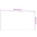 vidaXL Nástenná magnetická tabuľa biela 40x20 cm tvrdené sklo