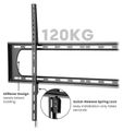 SUNNE by Elite Screens držák na zeď pro LCD a TV 60 - 120"/ max. 120 kg/ fixní Držák na zed, fixní, 60"–120", ocel, nosnost 120 kg, VESA až 900×600, profil 35 mm, cerný