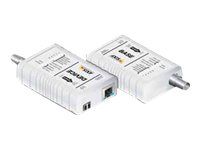 Konvertor sieťových médií - 100Mb LAN - cez Coax - 10Base-T, 100Base-TX - RJ-45 / BNC (balenie 2) - pre AXIS C1410, D3110, M3067, M3085, M3086, M5075, P1385, P1455, Q1656, Q1715, Q1942, W400