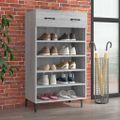 vidaXL Botník sivý dub sonoma 60x35x105 cm spracované drevo