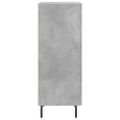 vidaXL Komoda betónovo sivá 34,5x34x90 cm spracované drevo