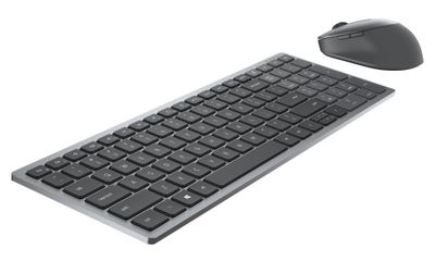 DELL KM7120W bezdrôtová klávesnica a myš/ US/ International/ medzinárodný Sada klávesnice a myši, bezdrôtový, US, medzinárodný, šedo-čierna