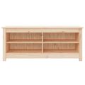 vidaXL Skrinka na topánky 110x38x45,5 cm masívna borovica