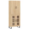 vidaXL Vysoká skrinka dub sonoma 69,5x34x180 cm spracované drevo
