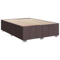 vidaXL Boxspring posteľ s matracom tmavohnedá 160x200 cm látka
