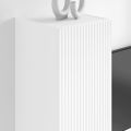 vidaXL TV nástenná skriňa 30 x 31 x 100 cm Biela Kompozitné drevo
