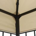 vidaXL Altánok krémový 3x6 m