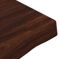 vidaXL Obdĺžnikový stôl 90 x 50 x 3,5 cm Obdĺžnikový Tmavohnedá