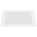 vidaXL Lamelové dvierka na skrinku 4 ks, biele 69x39,4 cm, borovica