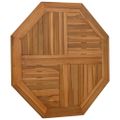 vidaXL Stolová doska 80x80x2,5 cm osemuholník masívne teakové drevo
