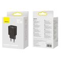USB adaptér BASEUS Compact Black 2xUSB
