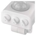LED reflektor GLARO s pohybovým čidlom, 50 W, biely, IP54, 5000 lm, neutrálna biela