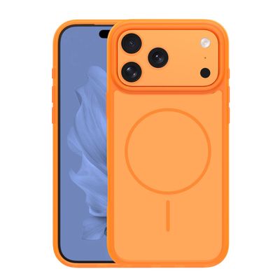 Puzdro Frame Thin Mag pre iPhone 17 Pro 6,3" / 18 Pro 6,3" oranžová