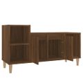 vidaXL TV skrinka hnedý dub 100x35x55 cm spracované drevo