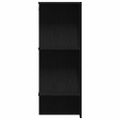 vidaXL Skriňa do predsiene s poličkou Čierny dub 97,5 x 37 x 99 cm