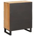 vidaXL Servírovacia skriňa 60 x 33 x 75 cm Masívne mango drevo Hnedá