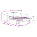 vidaXL Rozkladacia denná posteľ so zásuvkami ružová 90x200 cm zamat