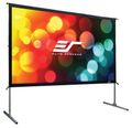 ELITE SCREENS plátno mobilní outdoor stativ 100" (254cm)/ 16:9/ 124,5×221,5cm/ hliníkový/ přední a zadní projekce Projekcní plátno, prední a zadní projekce, outdoor stativ, 100" (254 cm), 16:9, 124,5 x 221,5 cm, WraithVeil Dual
