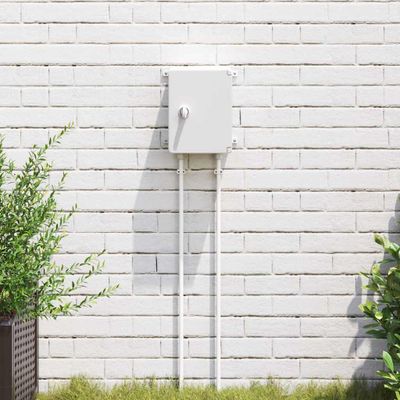 vidaXL Ovládacia skriňa Sivá 25 x 13 x 24 cm ABS plast