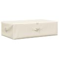 vidaXL Úložné boxy 2 ks látkové 70x40x18 cm krémové