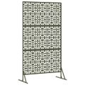 vidaXL Záves na zabezpečenie súkromia 100 x 50 x 180 cm Oceľ
