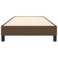 vidaXL Posteľný rám s boxspringom tmavohnedá 100x200 cm látka
