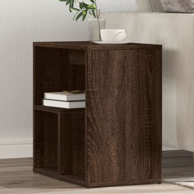 vidaXL Príručné stolíky 2 ks hnedý dub 50x30x50 cm kompozitné drevo