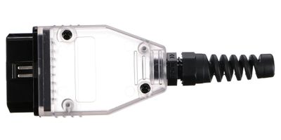 Zástrčka OBD-II s 16 piny pro montáž vlastního kabelu MECHANIC CABLE 30, transparentní SIXTOL