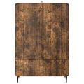 vidaXL Servírovacia skriňa Dymový dub 66 x 34,5 x 97 cm
