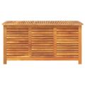 vidaXL Záhradný úložný box s mriežkami 113x50x56 cm masívna akácia