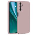 Puzdro Etteri Silicone pre Samsung Galaxy A14 svetloružová