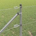 vidaXL Zváraný drôtový plot s hrotmi 10 x 0,8 m Pozinkovaná oceľ