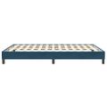 vidaXL Posteľný rám boxsping bez matracom tmavomodrý 160x210 cm zamat
