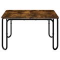 vidaXL Konferenčný stolík Dymový dub 100 x 100 x 45 cm