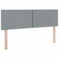 vidaXL Postel s úložným prostorem a matrací Svetlosivá 140 x 190 cm