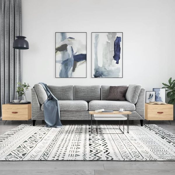 vidaXL Konferenčné stolíky 2 ks dub sonoma 50x50x40cm kompozitné drevo