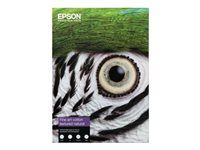 Bavlna - textúrovaný matný - 515 mikrónov - biela (natural white) - A4 (210 x 297 mm) - 300 g/m² - 25 listov bavlnený papier