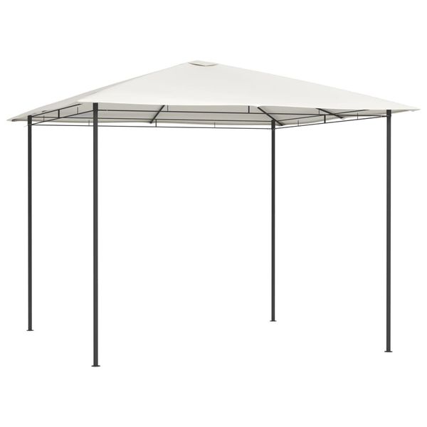 vidaXL Altánok 3x3x2,6 m krémový 160 g/m²