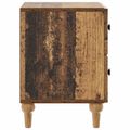 vidaXL Nočný stolík Staré drevo 43 x 34,5 x 48 cm Kompozitné drevo