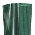 vidaXL Obojstranný záhradný plot, PVC 90x300 cm, zelený